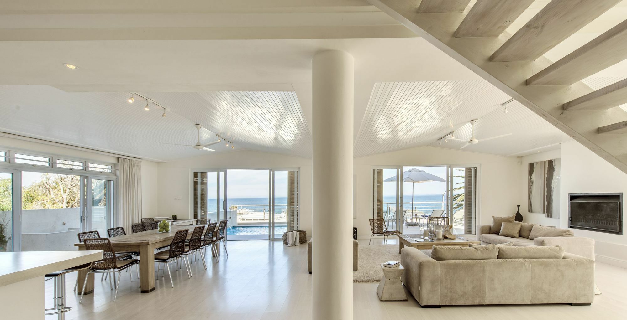 Blue Views Penthouse Beachfront Apartment With Pool Kapsztad Zewnętrze zdjęcie